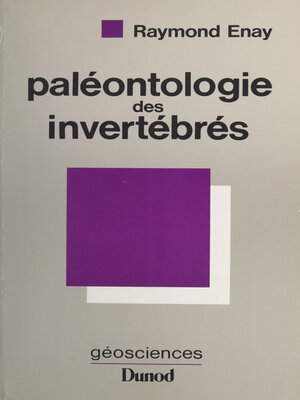 cover image of Paléontologie des invertébrés